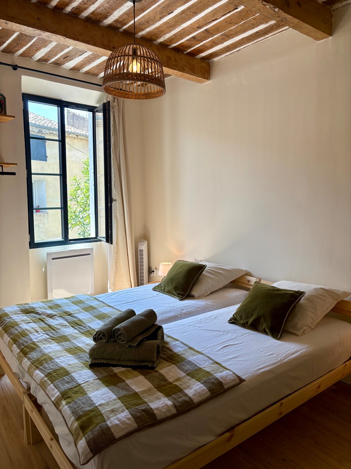 Three bedrooms, two bathrooms